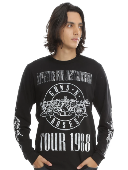 guns n roses 1988 tour shirt guns n roses 1988 tour shirt